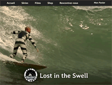 Tablet Screenshot of lostintheswell.com